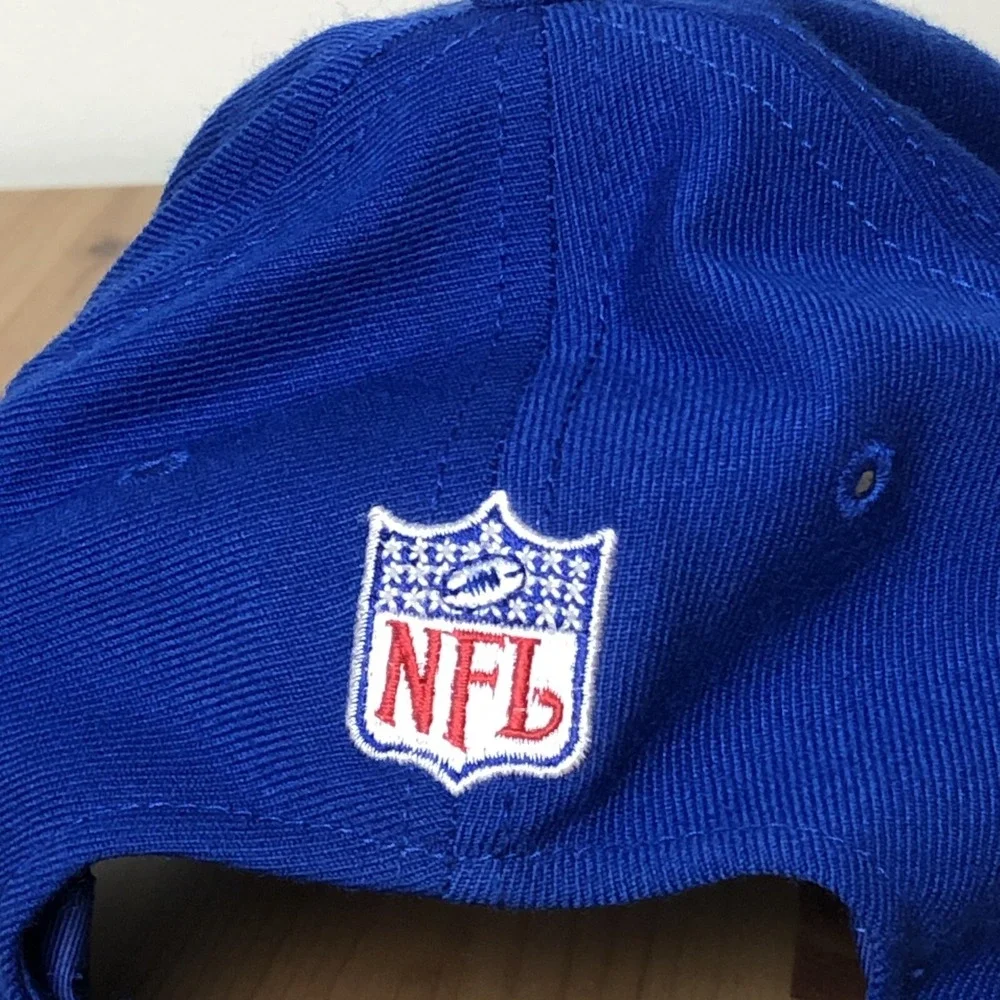 Vtg New York Giants Starter NFL Pro Line Hat Cap Blue Red White